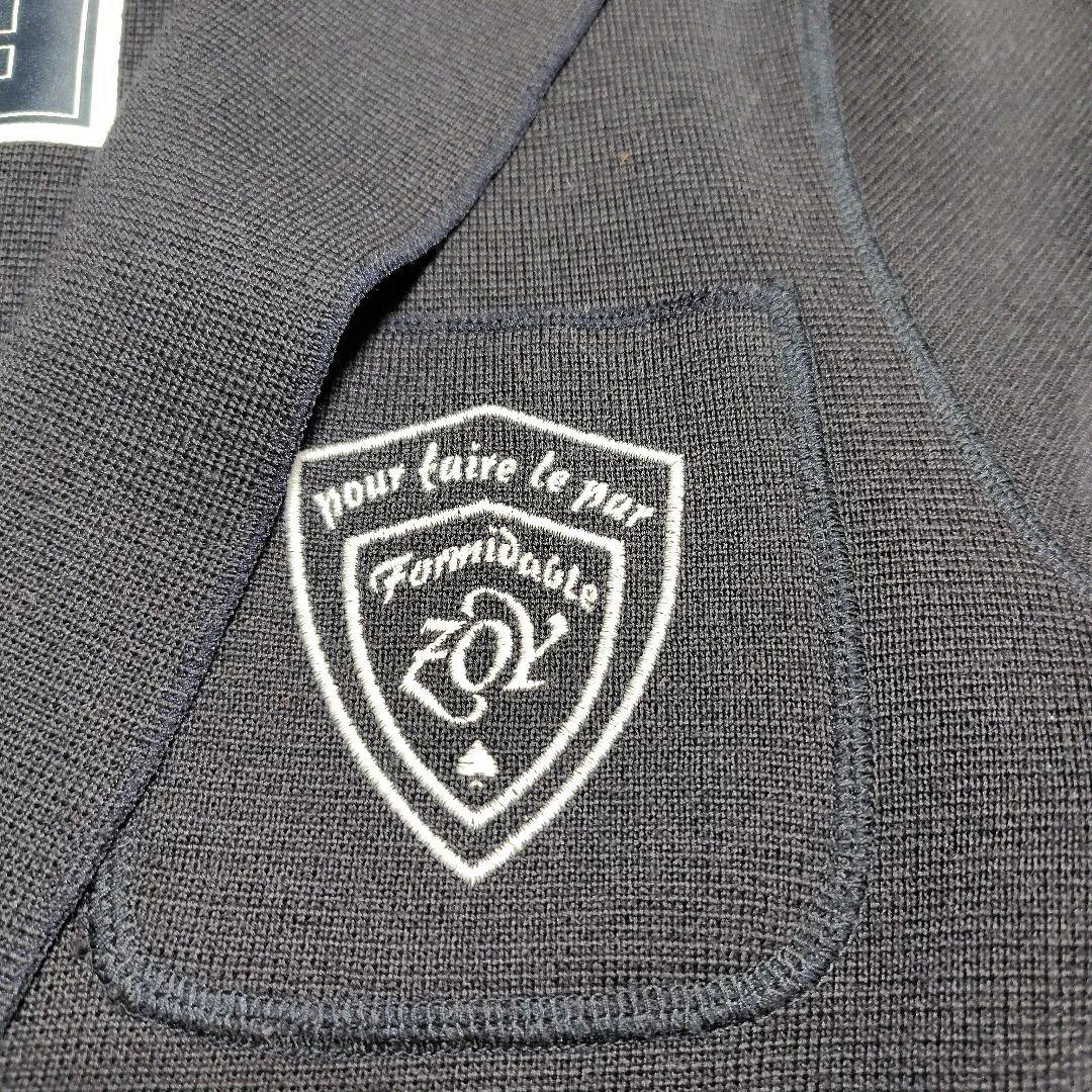 ZOY ゾーイ ニット テーラードジャケット メンズ サイズ2 ネイビー ゴルフ