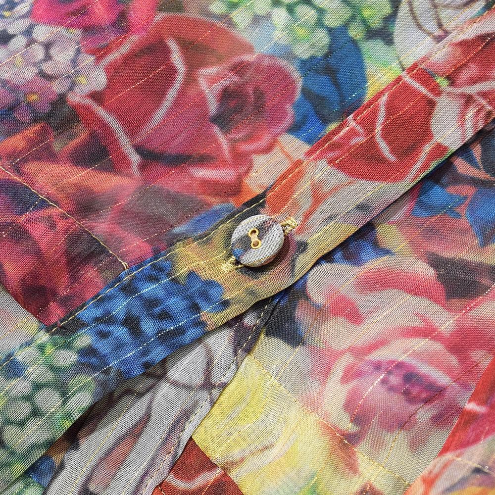 ヒステリックグラマー MYSTERY FLOWER 花柄 ティアードワンピース