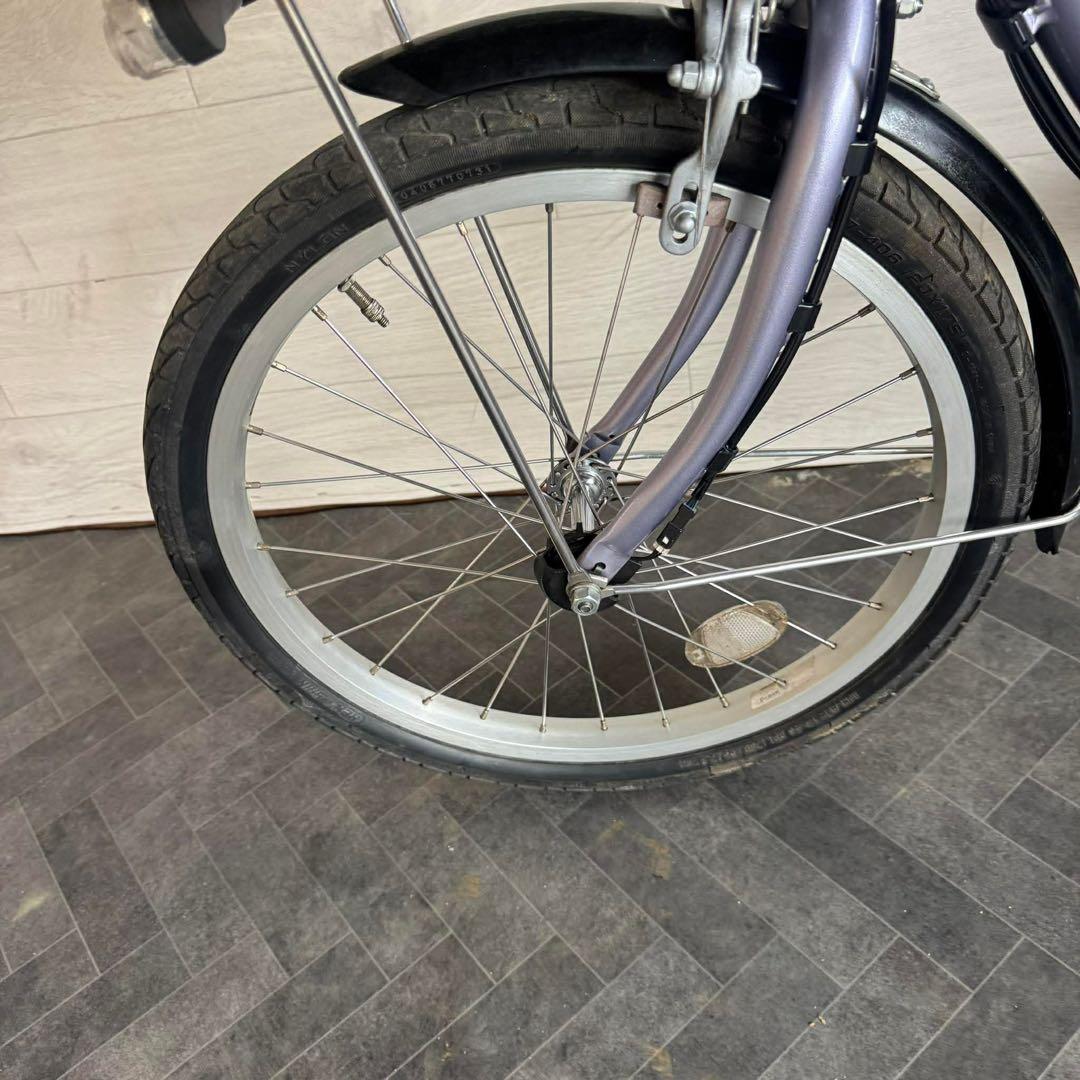 電動アシスト自転車 シルバー 前カゴ付き