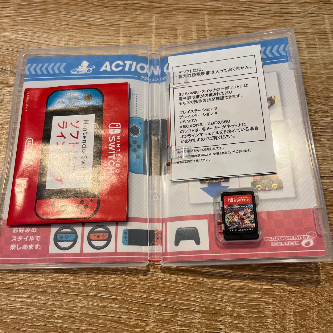 【中古】Nintendo Switch 旧モデル／グレー　マリオカート8
