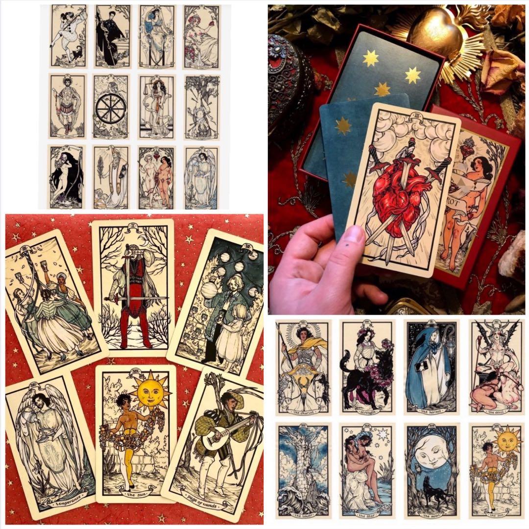 日本未入荷超入手困難‼️超豪華金縁タロットカード✨タロットカード☆オラクルカード