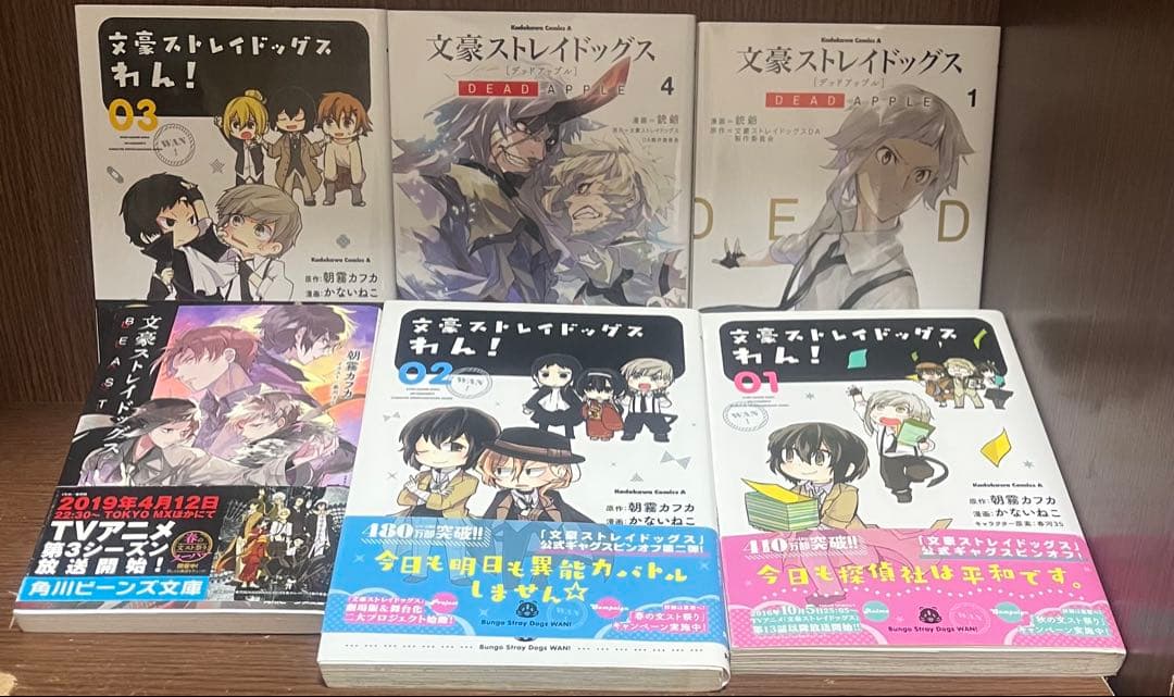 文豪ストレイドッグス 全巻セット（1〜19巻）+関連書籍