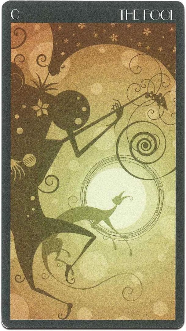 【正規品タロットカード】独特のシルエットデザインの世界観✨月影の魔術師のデッキ