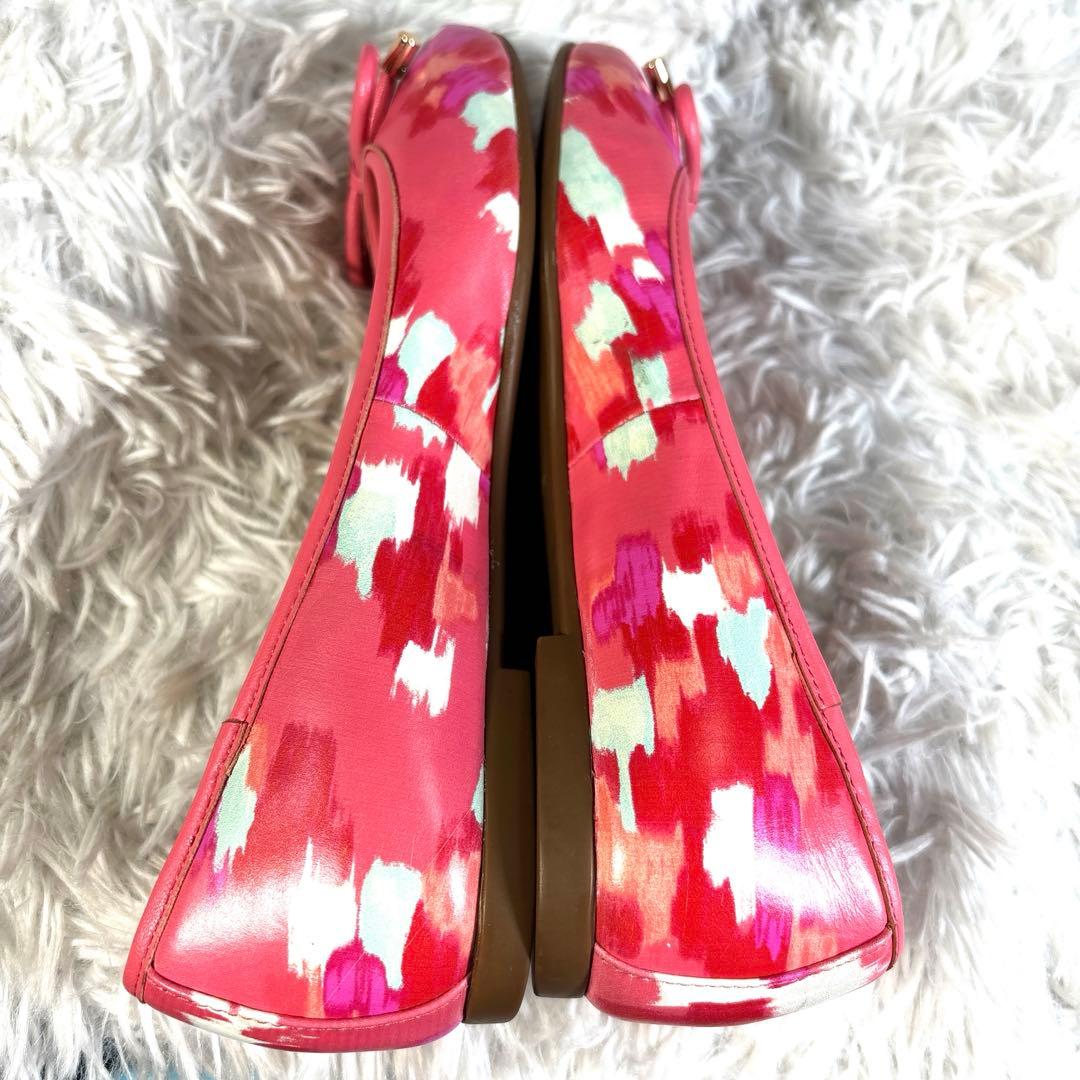 ✨美品✨ケイトスペード　パンプス バレエシューズ　フラットシューズ　ピンク