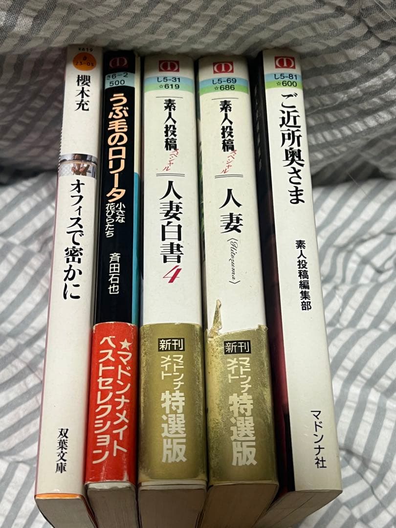 フランス書院文庫20冊（カバー欠品2冊）マドンナメイト4冊他1冊…計25冊セット