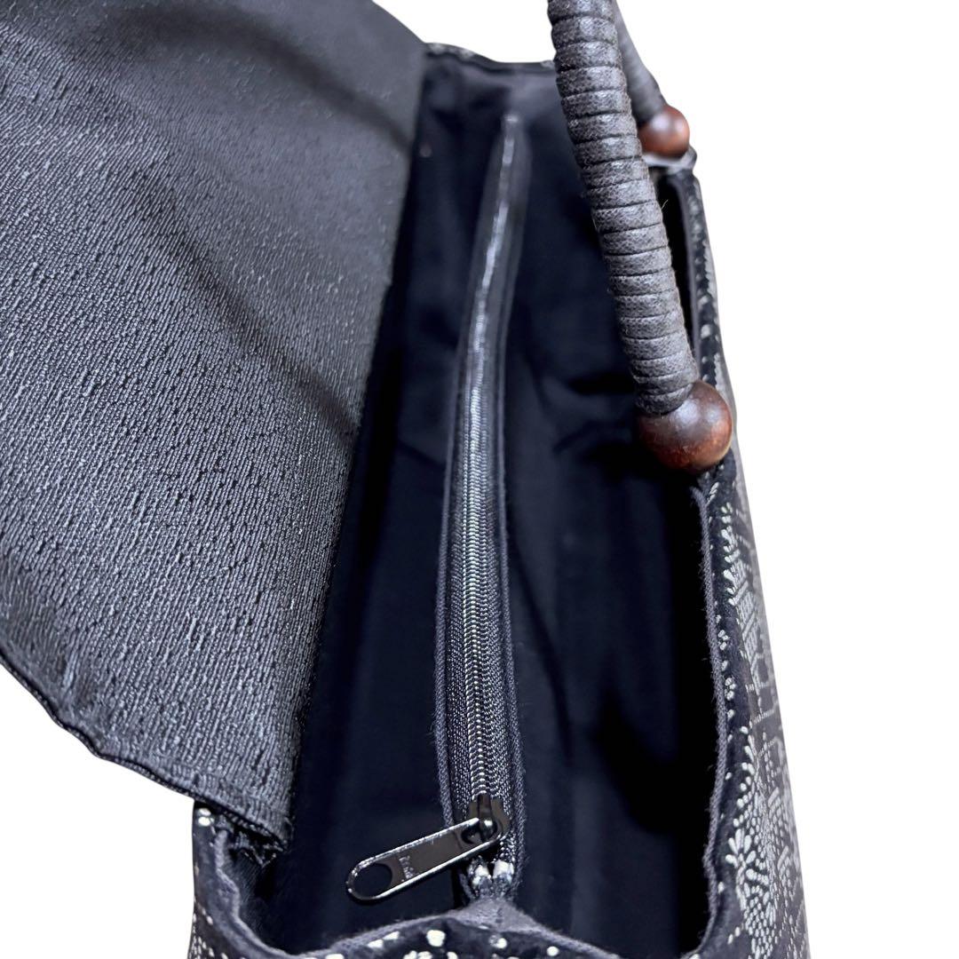 和装バッグ 印伝風 手提げ カジュアル 新品 未使用品