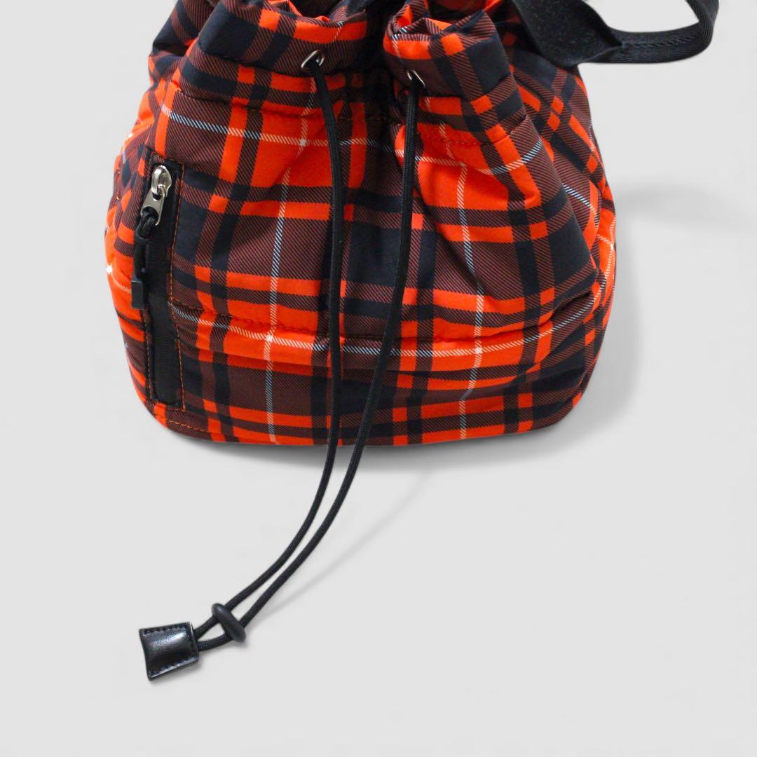 Jack Bunny!! × ドラえもん チェックラウンドバッグ ジャックバニー