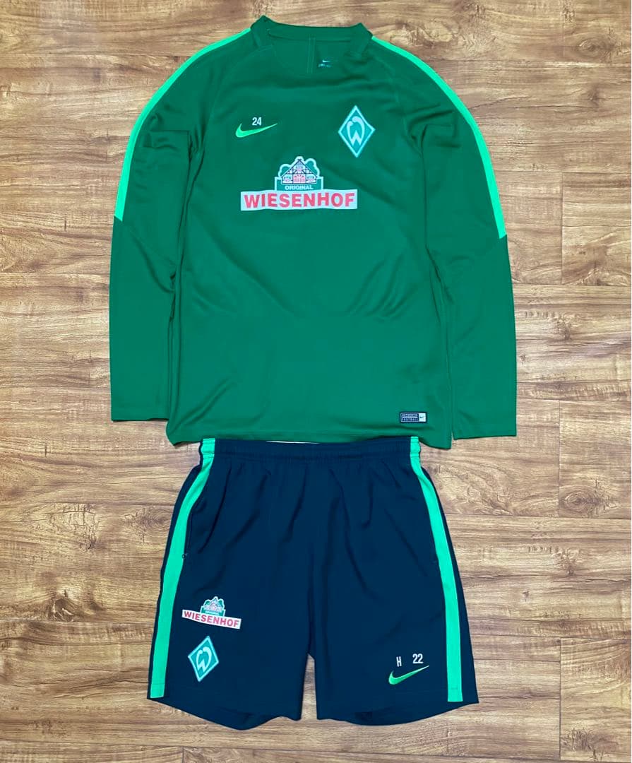 Nike ナイキ ヴェルダー・ブレーメン練習着支給品希少セット