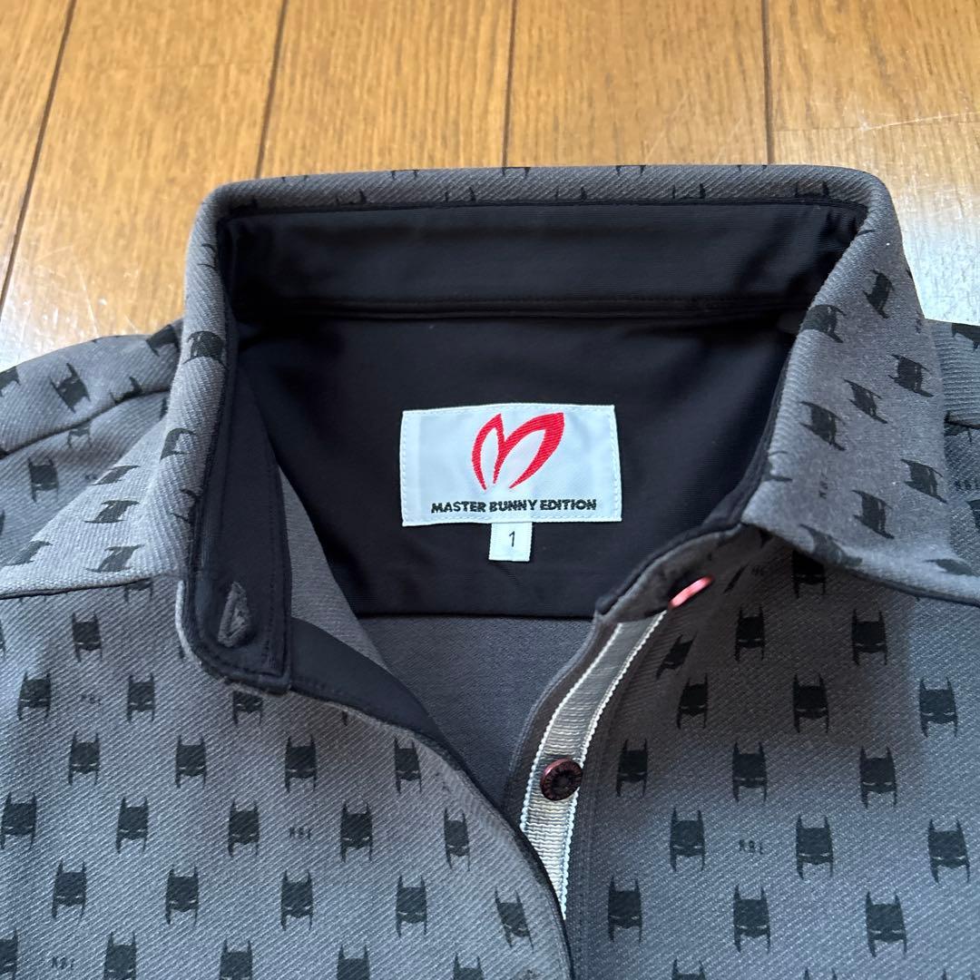 マスターバニーバットマン未使用グレー 長袖ポロシャツ サイズI