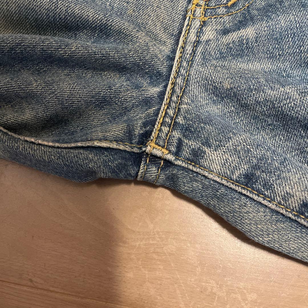 雰囲気抜群 LEVI'S 702 XX 復刻 赤耳 ユーズド W33 x L36