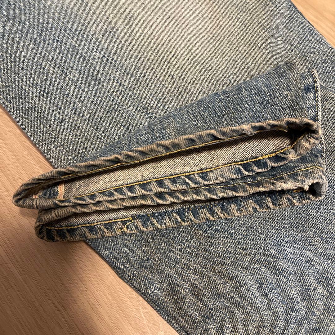 雰囲気抜群 LEVI'S 702 XX 復刻 赤耳 ユーズド W33 x L36