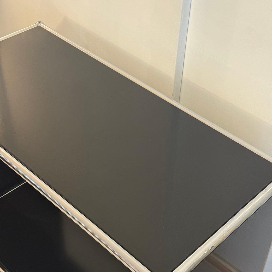 USMハラー ラック １列１段 ブラック オープンラック