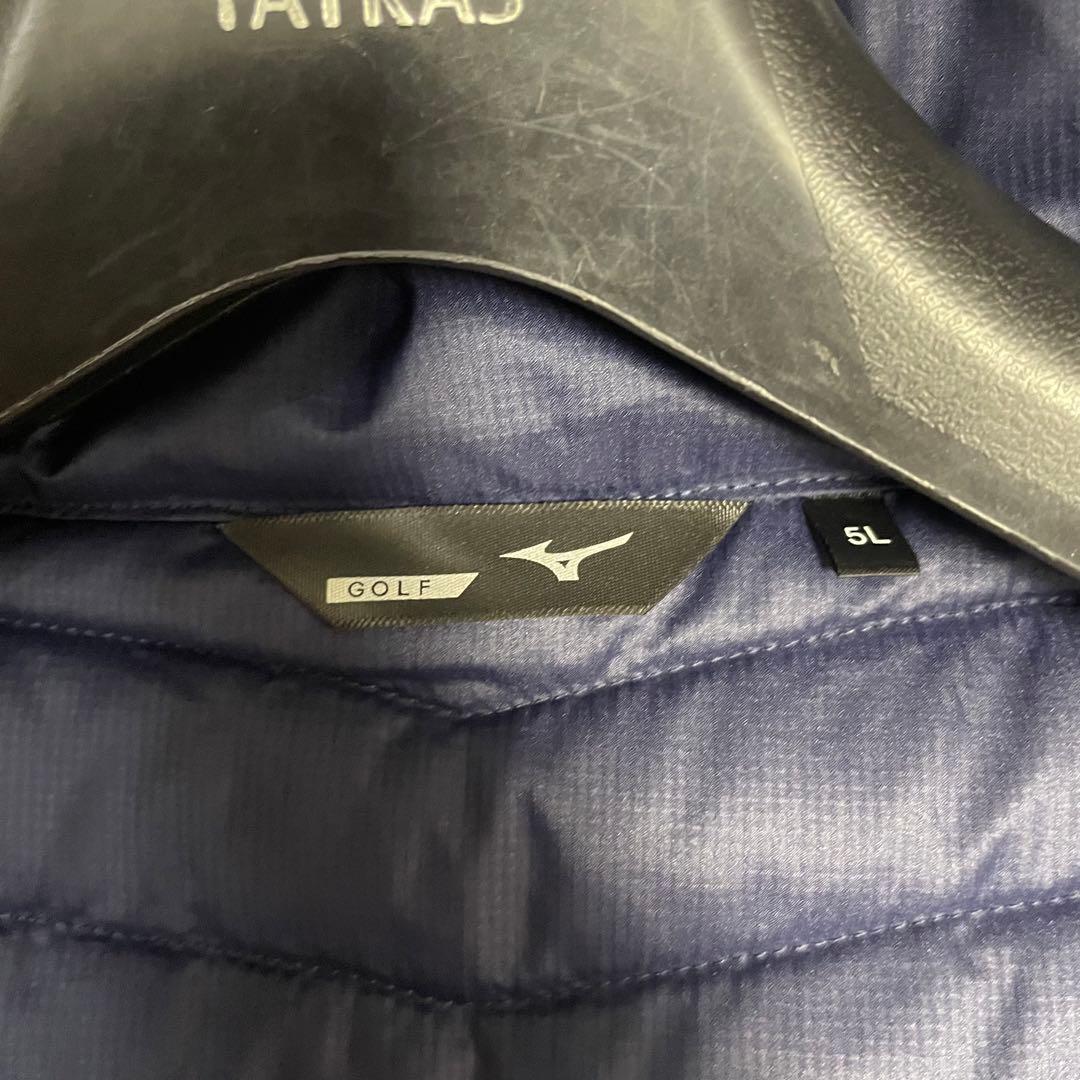 MIZUNO ミズノゴルフ　中綿ジャケット　5L ブレスサーモ　軽量ビッグサイズ