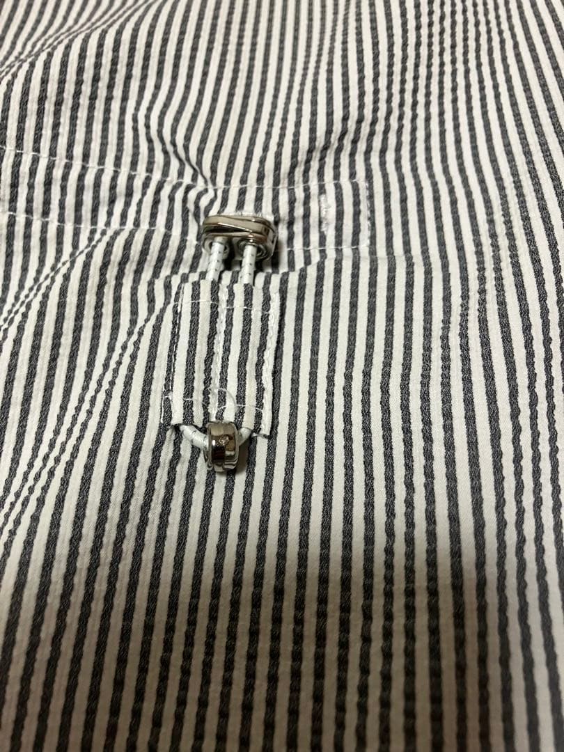 JUN & ROPE' シアサッカードロストポロワンピース　M