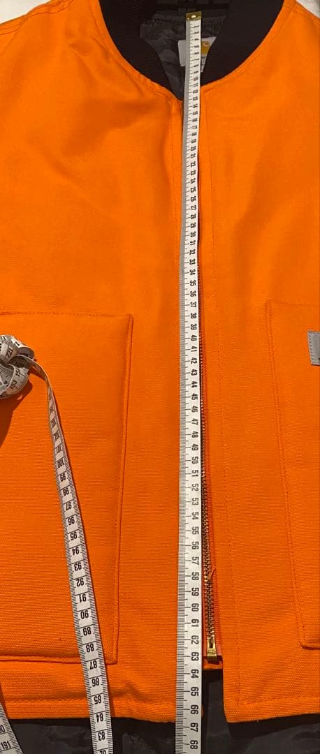 デッドストック　 カーハート Carhartt ダックベスト 中綿 フルジップ