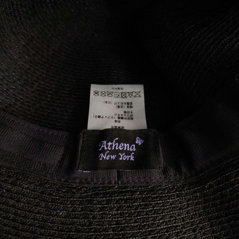 Athena New York 帽子 リサコ ブラック