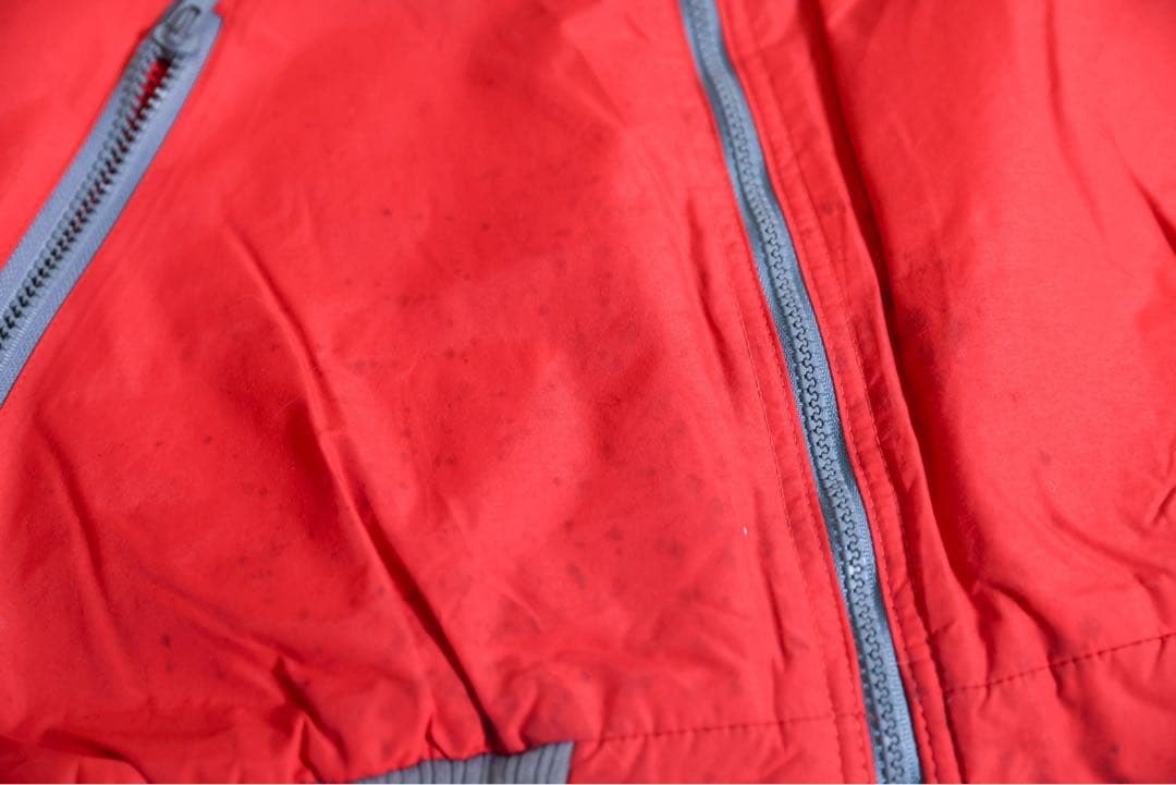 80s アメリカ製 パタゴニア シェルドシンチラベスト L 赤