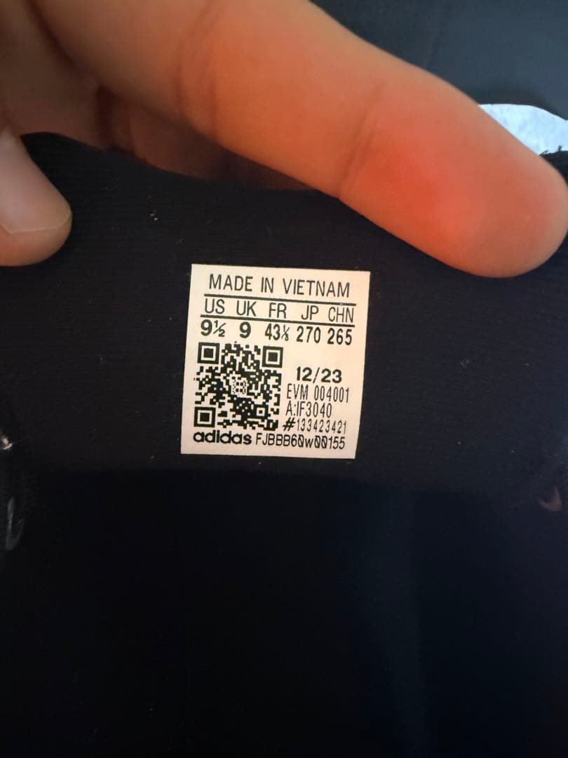 adidas ゴルフシューズ ブラック 27.0cm