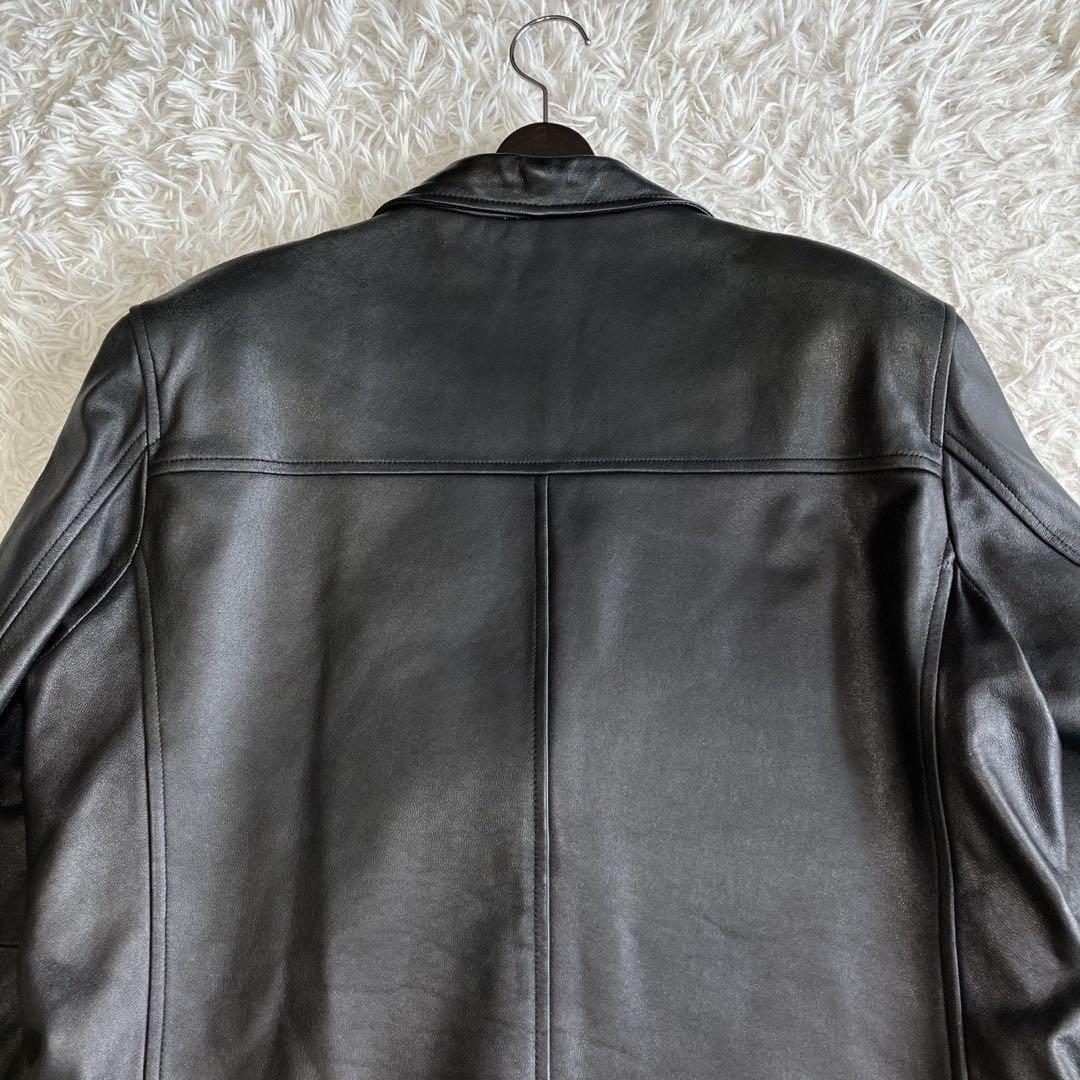 ◎美品 激レア MASTERY ラムレザーテーラード 2B L 黒 人気の本革1