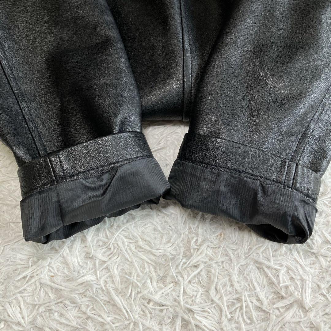 ◎美品 激レア MASTERY ラムレザーテーラード 2B L 黒 人気の本革1