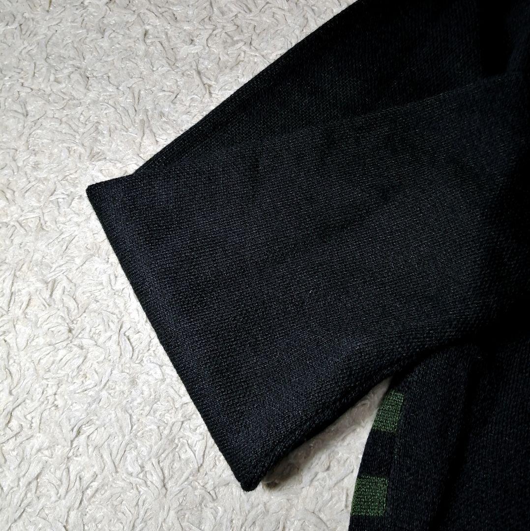 ★HUF★クラウン ニット★ニット ゼブラ M 総柄切替 ゴルフ カモフラ 美品