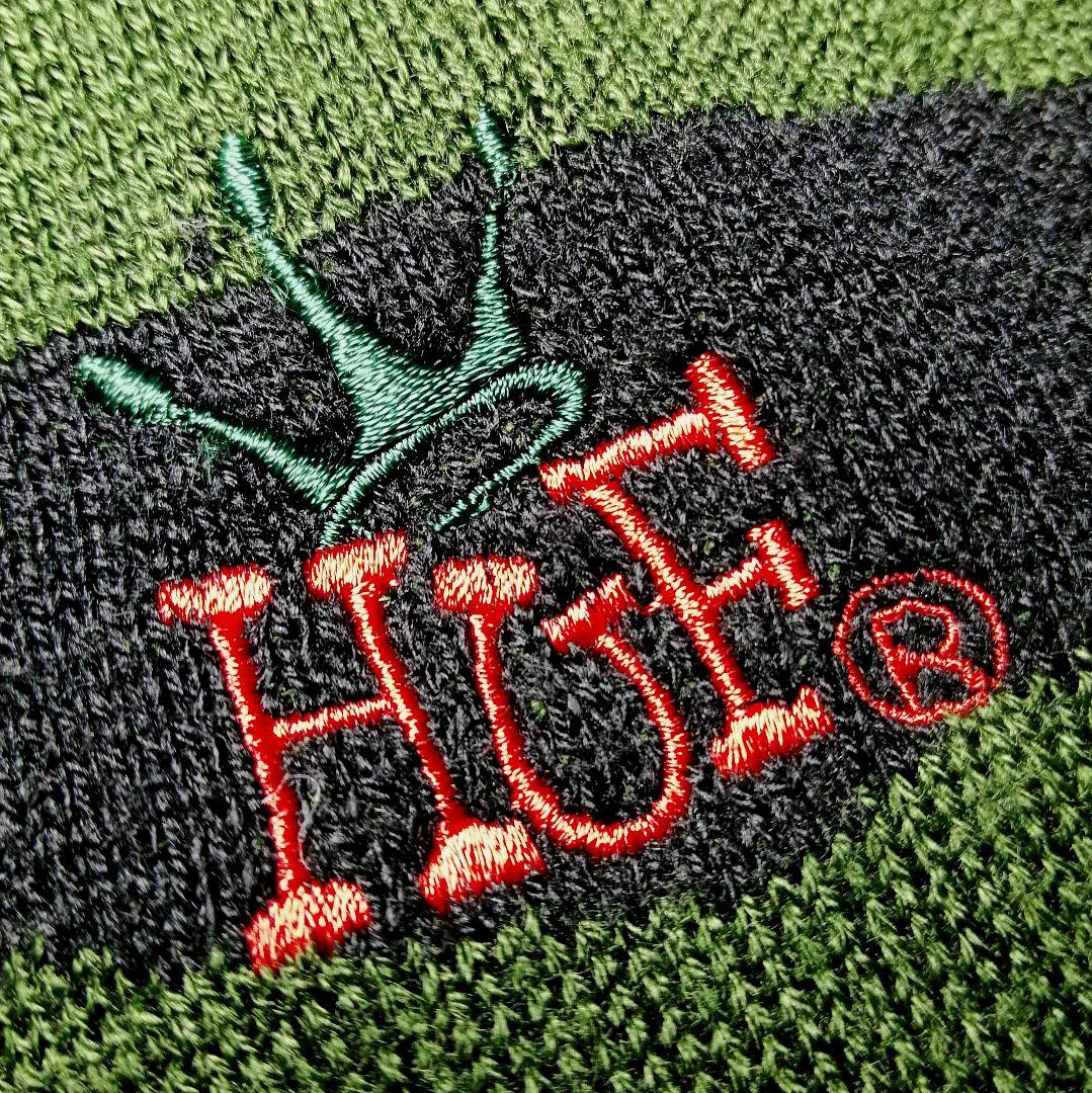 ★HUF★クラウン ニット★ニット ゼブラ M 総柄切替 ゴルフ カモフラ 美品