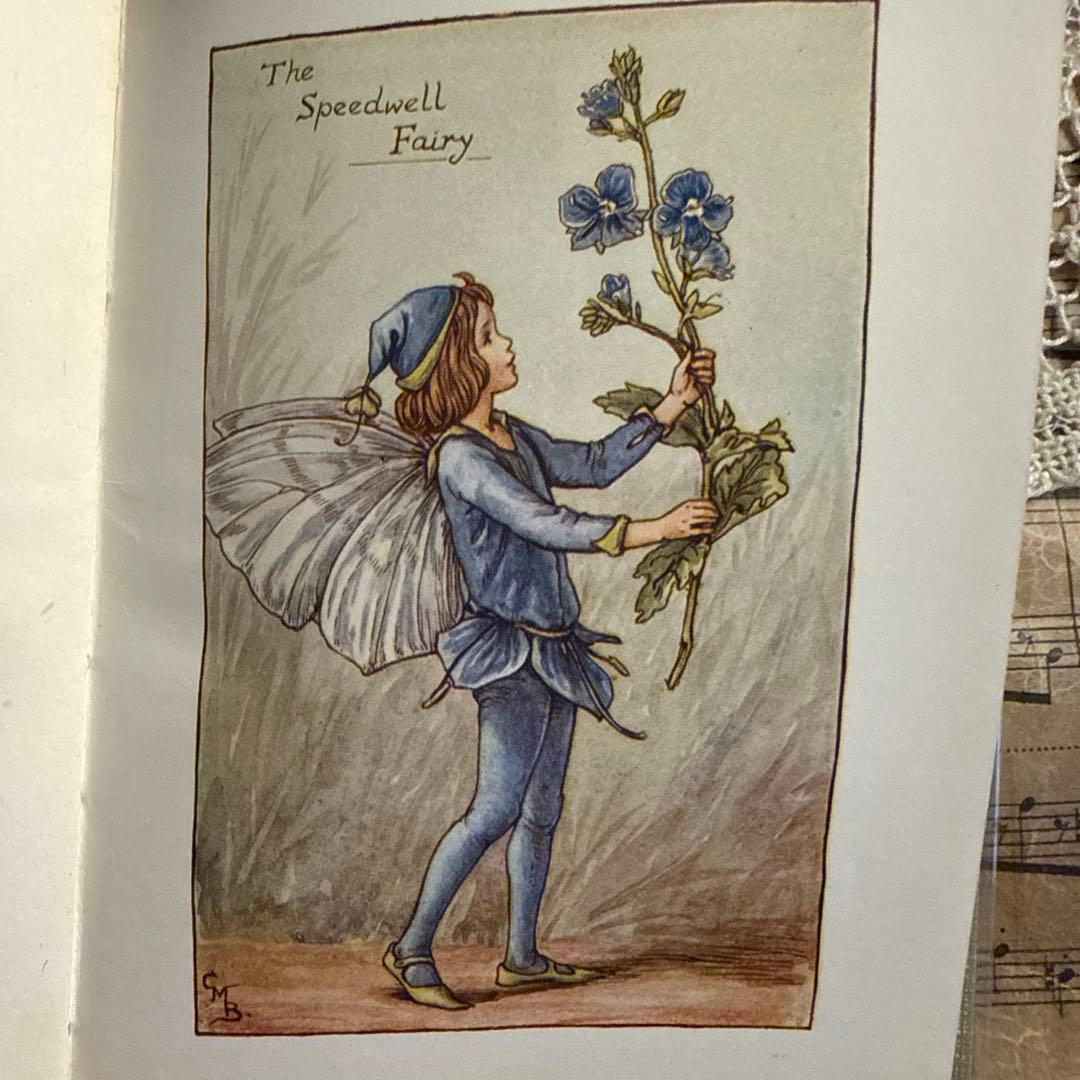 美品アンティーク美しい挿絵イギリス絵本 洋書 古書 妖精ジャンクジャーナル児童書