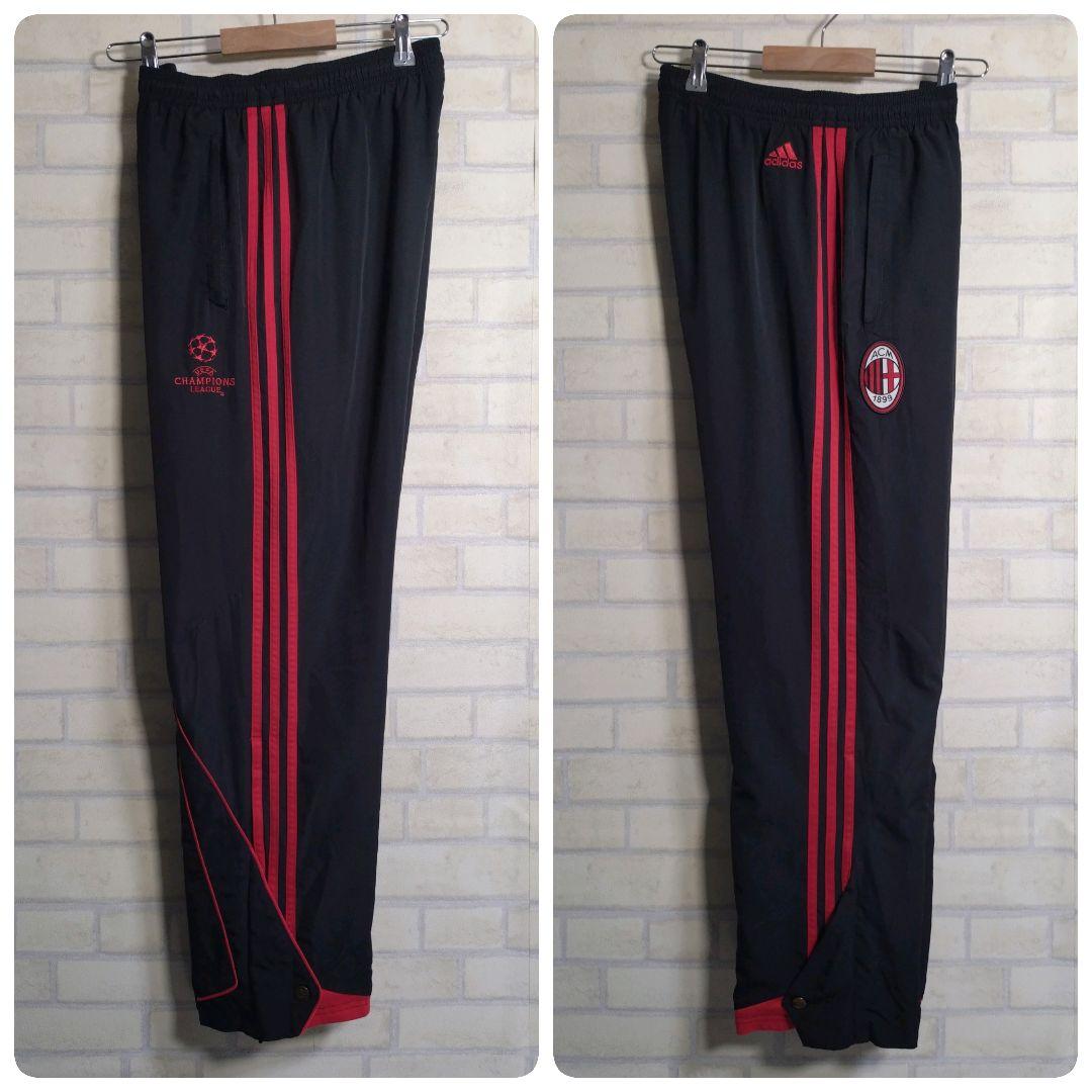 アディダス★00s ACミラン チャンピオンズリーグ ナイロン セットアップ L