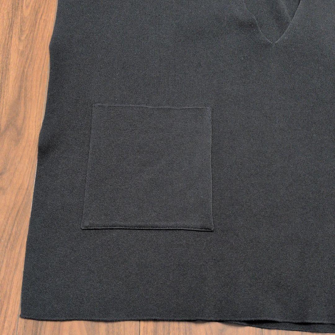 BEARDSLEY ビアズリー 黒 Vネック ニット ベスト ジレ