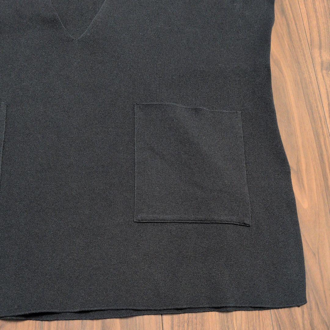 BEARDSLEY ビアズリー 黒 Vネック ニット ベスト ジレ