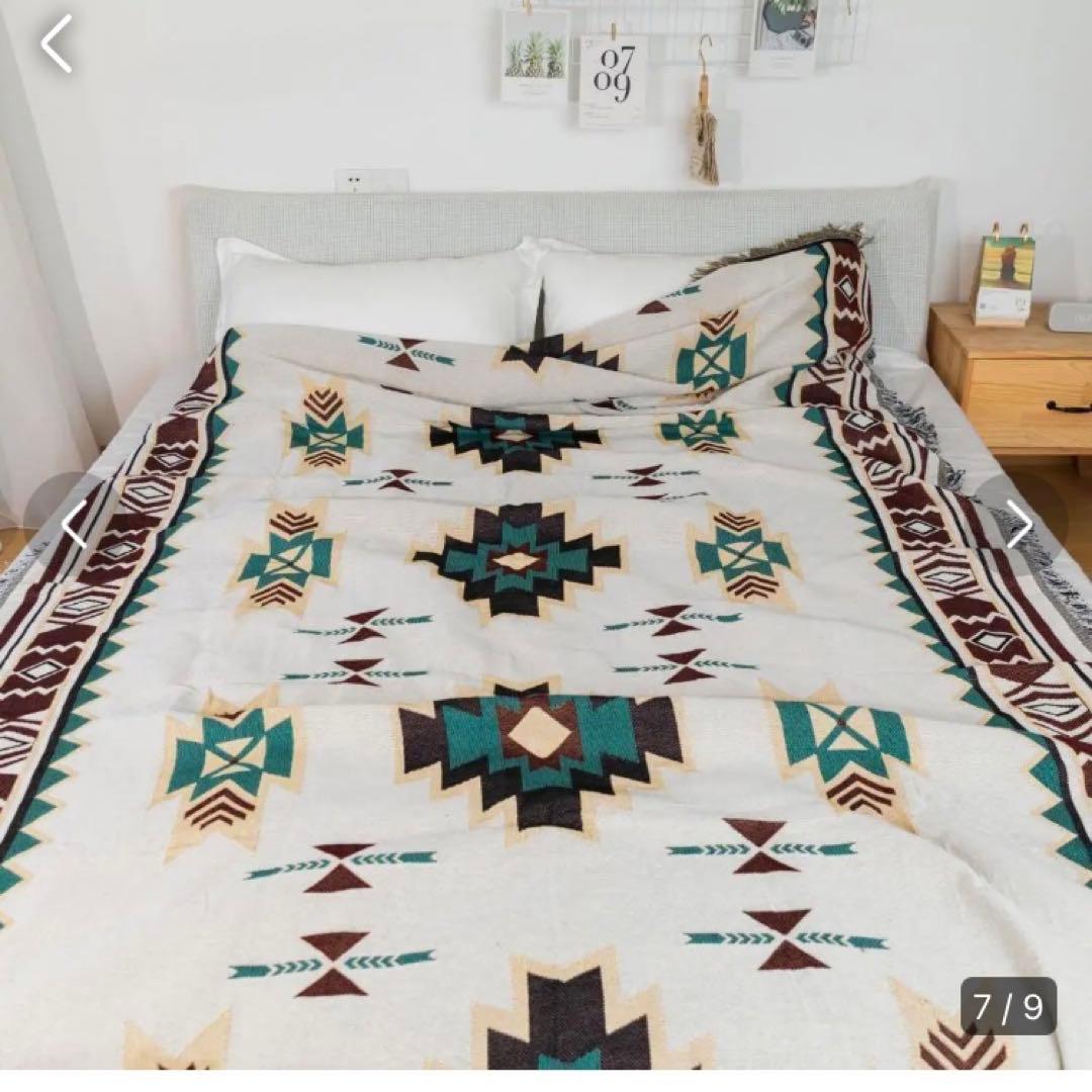 【超特大・最大】アウトドア キャンプ 人気ラグマット★オルテガネイティブ柄