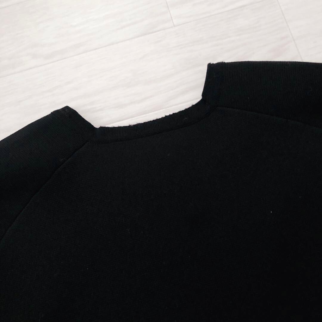 ユナイテッドアローズ　ケープ　カーディガン　ニット　金ボタン　ブラック