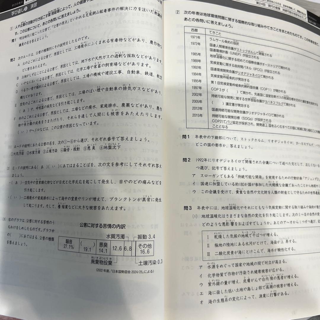 日能研　栄冠への道 6年　国算社理　答え　計算と漢字付き