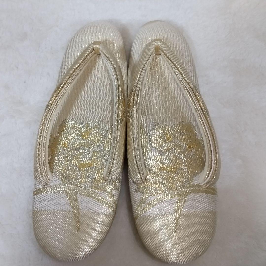 和装　バッグ　草履　セット ゴールド系　フォーマル　七五三　結婚式