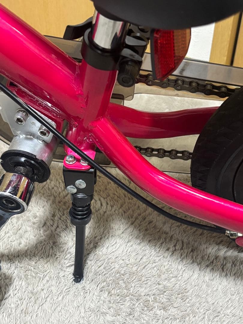 へんしんバイク2 12インチ ピンク スタンド付