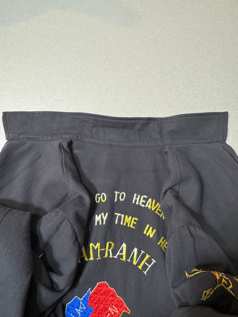 リアルマッコイズ ベトジャン CAM-RANH 猫刺繍 XL ブラック