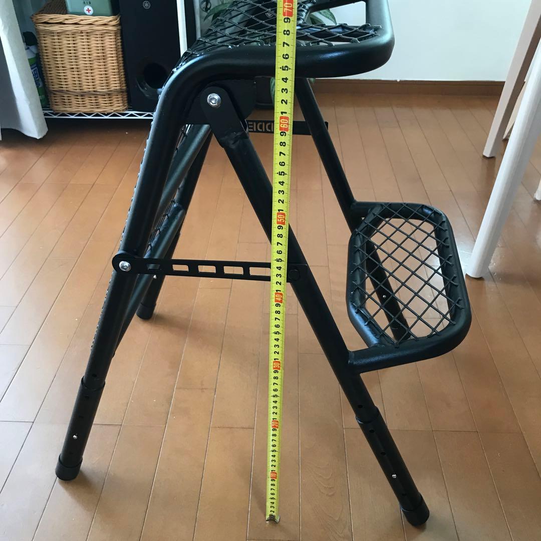 折りたたみステップスツール タイヤテーブル キャンプ用 usedです