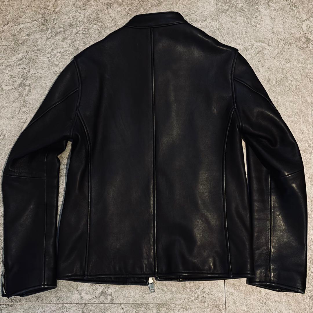 ジャーナルスタンダード　レザージャケット ライダース　ブラック　羊革 メンズM