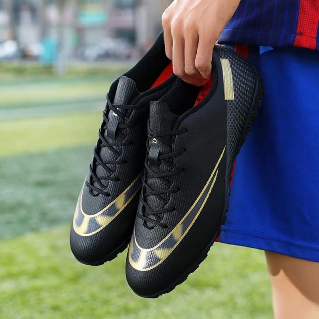 ✨即購入OK✨ ローレザー サッカースパイク フットサルシューズ 27cm