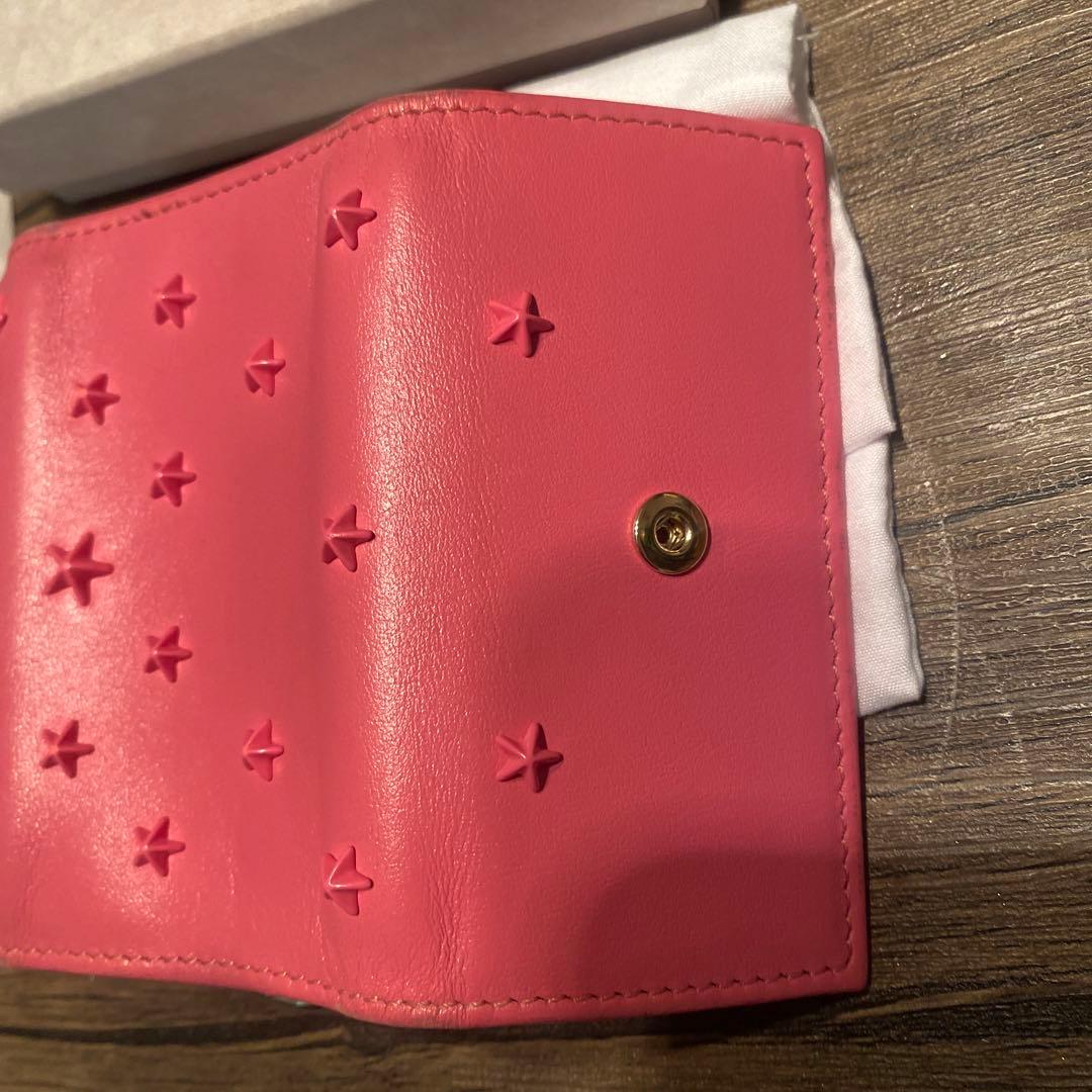 JIMMY CHOO ピンク レザー キーケース