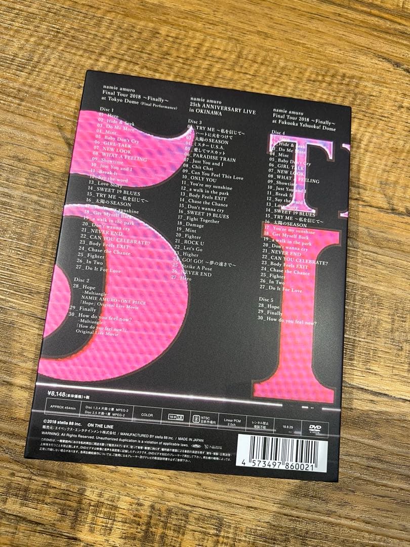 安室奈美恵グッズまとめ売り Final Space DVD 5枚セットと写真集