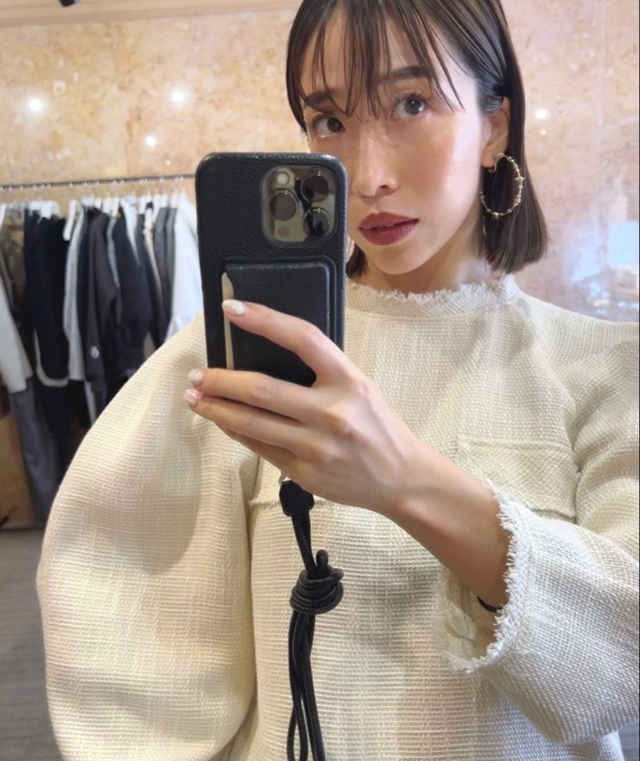 美品　MEER. メーア　ツイードプルオーバー　TWEED PULLOVER