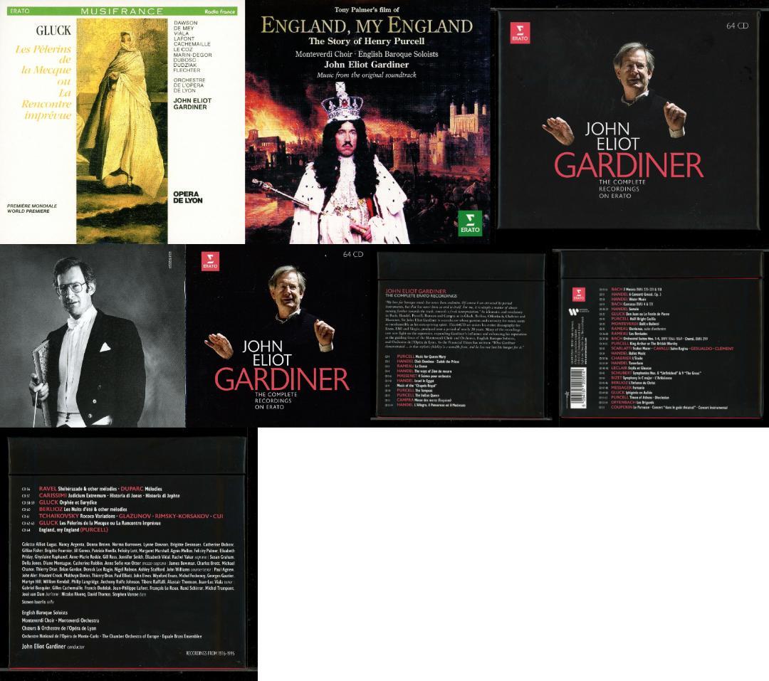 ジョン・エリオット・ガーディナー／エラート録音全集 64枚組