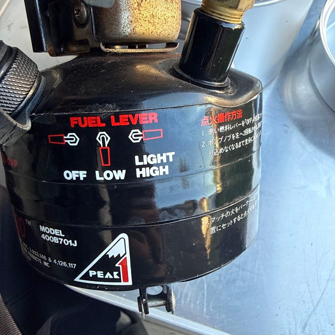 k*n様 1991年1月製 コールマン PEAK1 400B ストーブ