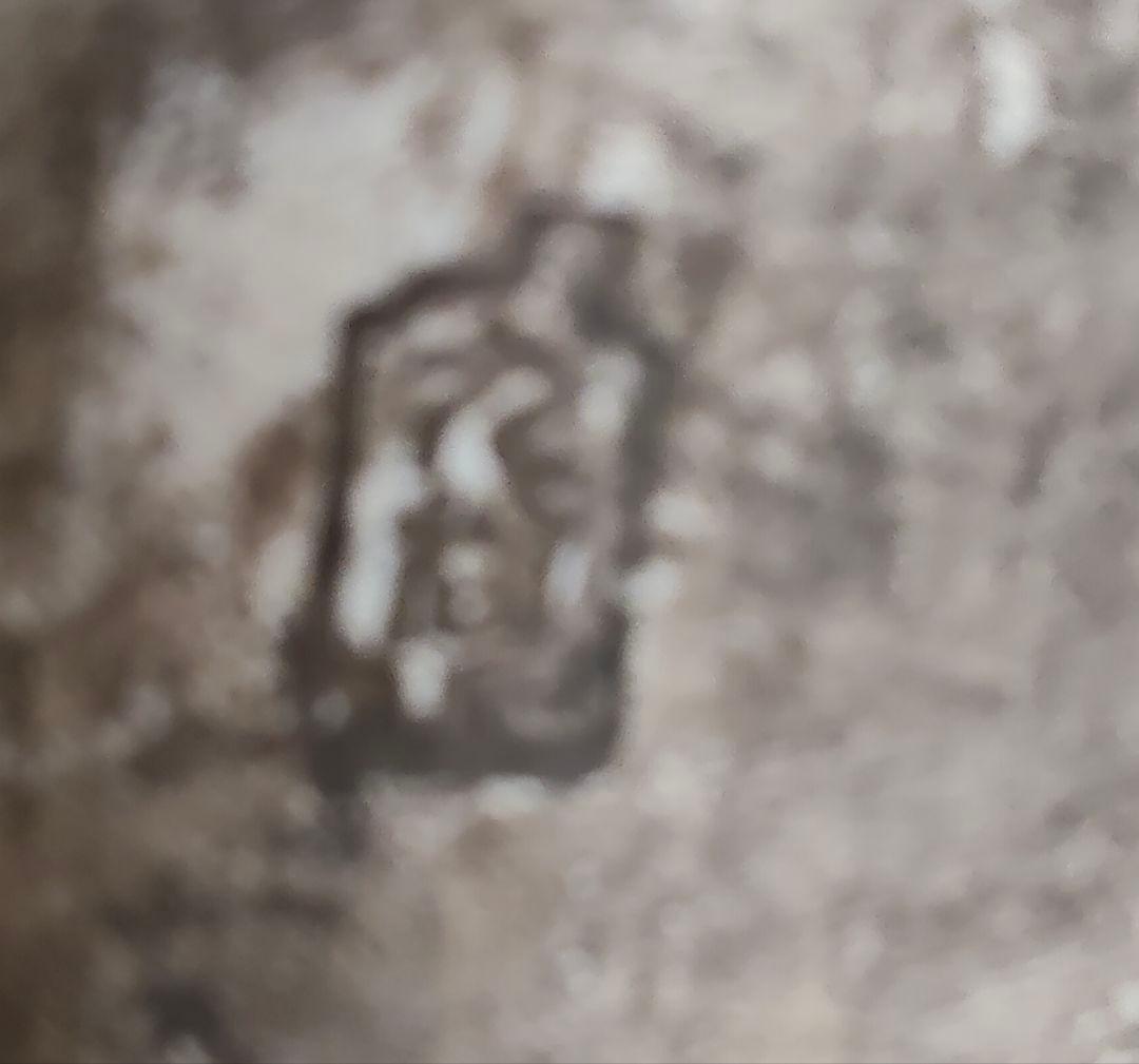 九谷焼　置物　青白磁の仏像 約44cm