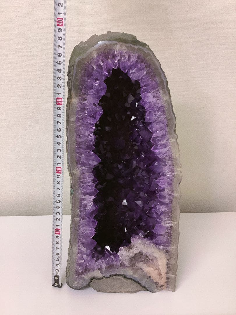 天然アメジストドーム 縦型 紫水晶 原石 パワーストーン