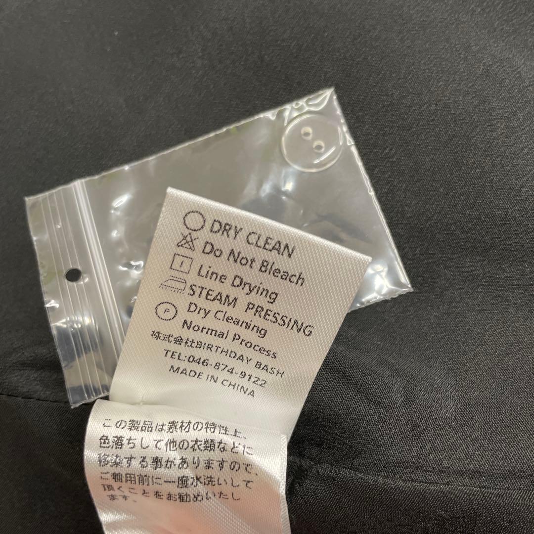 美品✨BIRTHDAY BASH ブラックケープコート Fサイズ