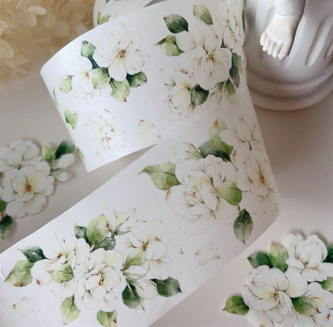 本*ク様 【新品未開封】海外マステ　壹洱 12本　まとめ売り　花系　マスキングテ