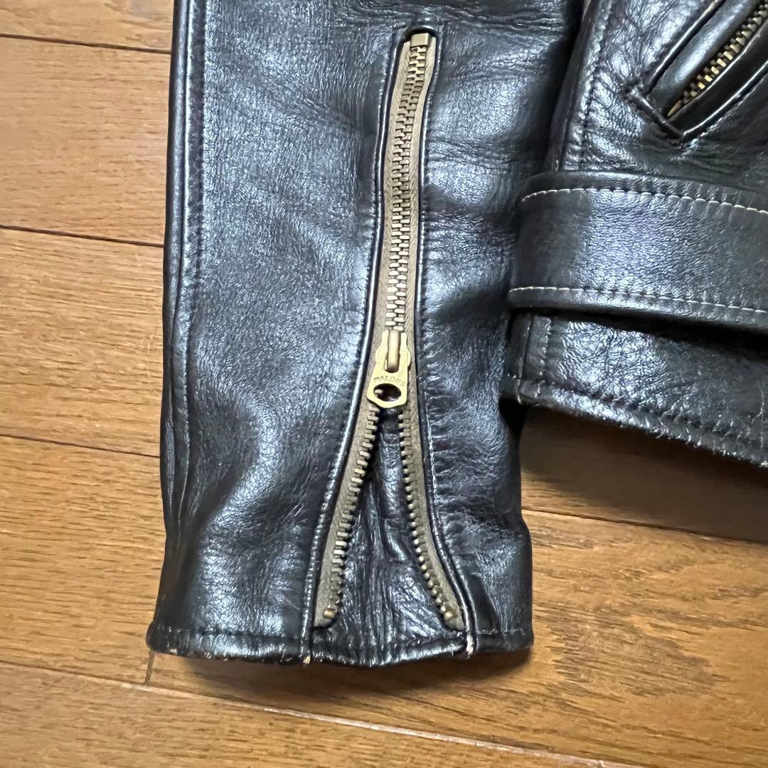 ジャケット・アウター Dry Bones Horse Hide Motorcycle Jacket