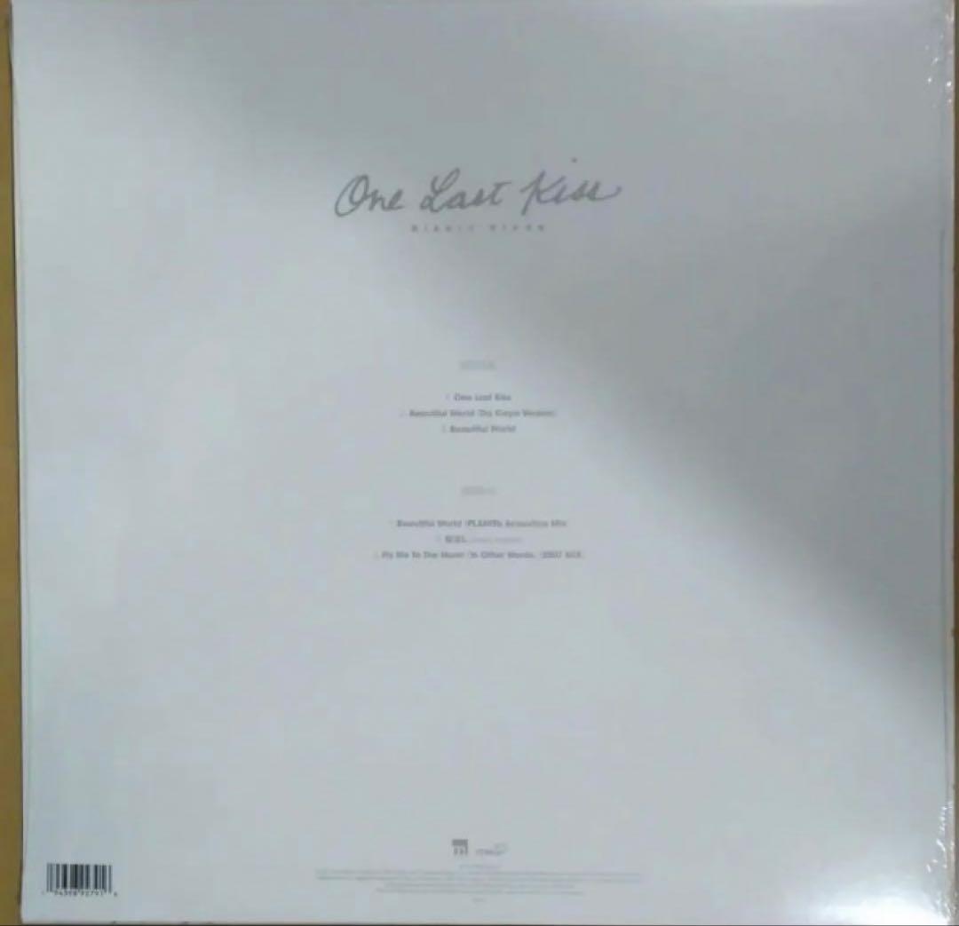 宇多田ヒカル/One Last Kiss アスカ US盤クリア盤特典ステッカー付